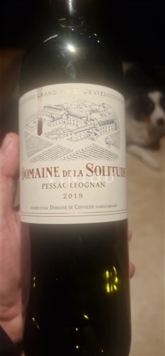 Bordeaux Pessac-Léognan Domaine La Solitude 2018
