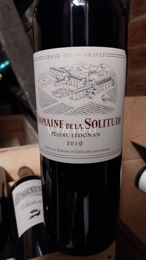 Bordeaux Pessac-Léognan Domaine La Solitude 2019