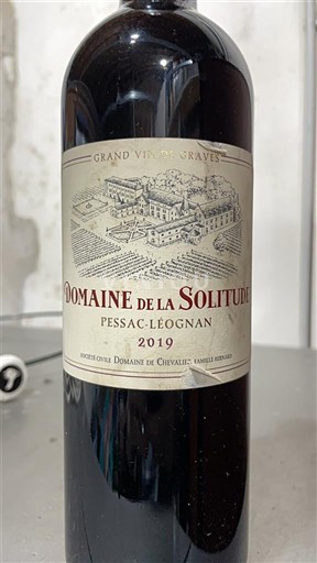 Bordeaux Pessac-Léognan Domaine La Solitude 2019