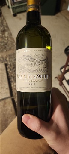 Bordeaux Pessac-Léognan Domaine La Solitude 2019