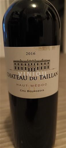Bordeaux Haut-Médoc Château Taillan 2016