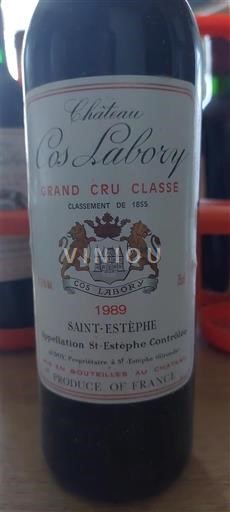 Burdeos Saint-Estèphe Château Cos Labory 1989