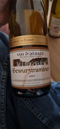 Alsace La cave d'Augustin Florent 2014