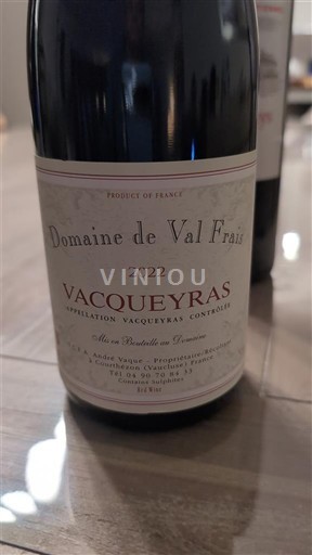 Rona dolina Vacqueyras Domaine du Val Frais 2022