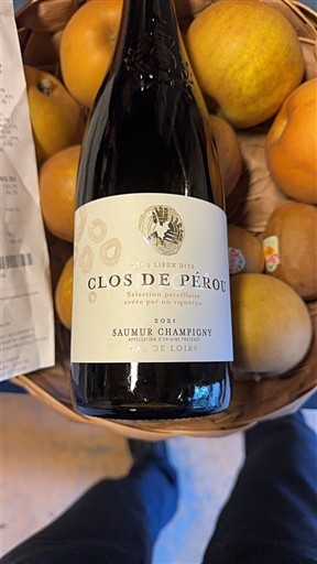 Loiretal Saumur-Champigny Clos de Pérou Les 3 Lieux Dits 2021