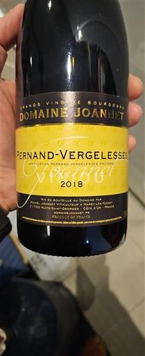 Bourgondië Pernand-Vergelesses Domaine Joannet Gourmet 2018