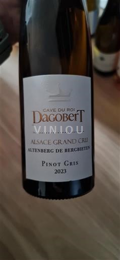 Alsasko Rulandské šedé Grand Cru Cave du Roi Dagobert 2023