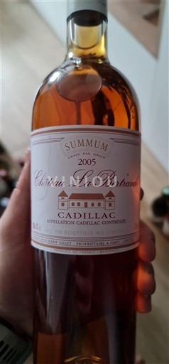 Bordeaux Cadillac Château La Bertrande Summum 2005