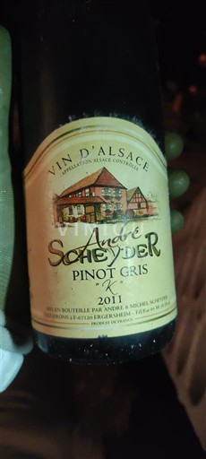 Alsace Không được chỉ định André Scherer K 2011