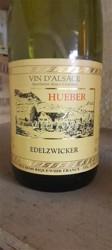 Alsace Hueber Edelzwicker Không niên vụ
