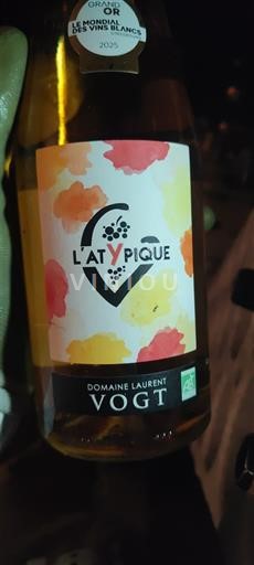 Alsace Domaine Laurent Vogt L'Atypique 2025