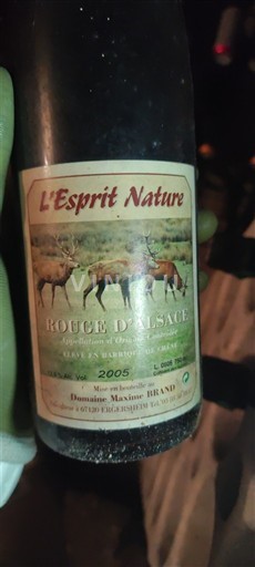Alsacia Domaine Maxime Brand L'Esprit Nature 2005