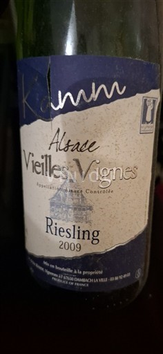 Elsass Kamm Vieilles Vignes 2009
