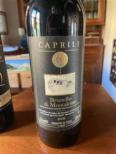 Toscana Brunello di Montalcino. Caprili 2008