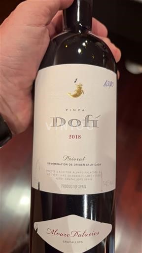 Viner Rouge sec Finca Dofí Alvaro Palacios 2018 Spania Catalonia Priorat DO