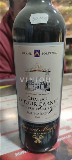 Bordeaux Haut-Médoc Grand Cru Château La Tour Carnet 2009