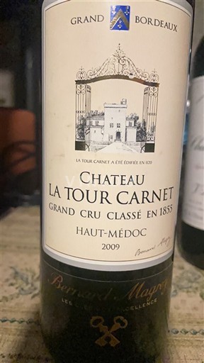 Bordeaux Haut-Médoc Grand Cru Château La Tour Carnet 2009