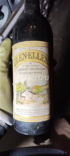 Kalifornijske AVA Sonoma Coast Glen Ellen Proprietor's Reserve 1984