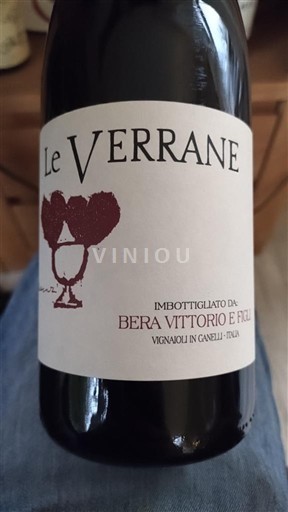 Piedmont Wines Piedmont Bera Vittorio e Figli Le Verrane Non-Vintage