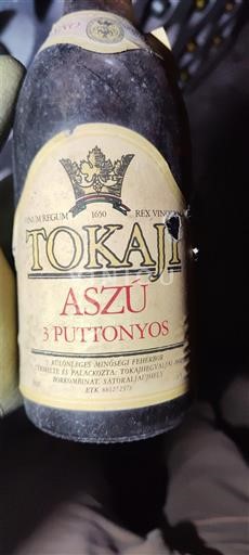 Tokaj No especificado Aszú 3 Puttonyos 1988