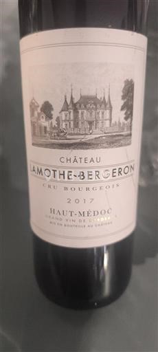 Bordeaux Haut-Médoc Château Lamothe-Bergeron 2017