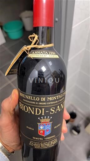 Toscana Brunello di Montalcino. Biondi-Santi Annata 1999