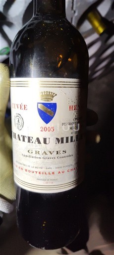 Bordeaux Graves Château Milet Héritage 2005