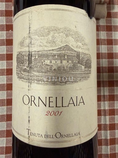 Toscana Não especificado Tenuta dell'Ornellaia Ornellaia 2001