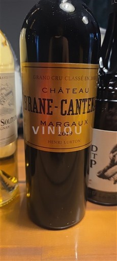 Bordeaux Margaux Grand Cru Château Brane-Cantenac 2019