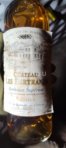Bordeaux Bordeaux superiore Château Les Bertrands 1998