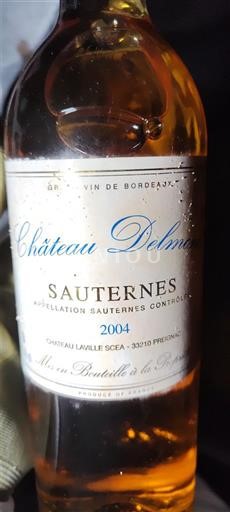 Bordeaux Sauternes Château Lmond 2004