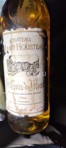 Bordeaux Sainte-Croix-Du-Mont Château Grand Housteau 1986