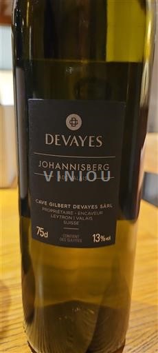 Wallis Nicht spezifiziert Devayes Johannisberg Ohne Jahrgang