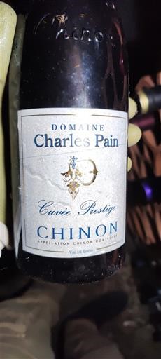 Vallée de la Loire Chinon Domaine Charles Pain Prestige 2010