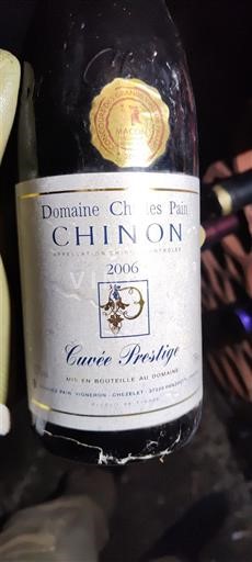 Vallée de la Loire Chinon Domaine Charles Pain Prestige 2006