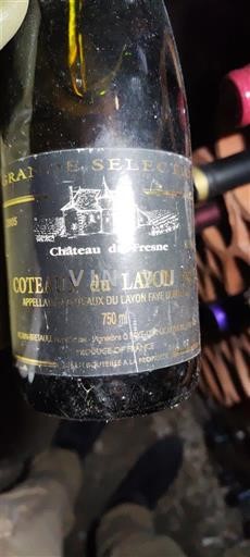 Loire Valley Coteaux du Layon Château Fresne Grande Sélection 2005