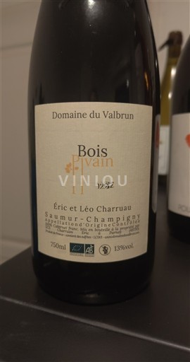 Loirevallei Saumur-champigny Domaine Valbrun Bois Evain 2022