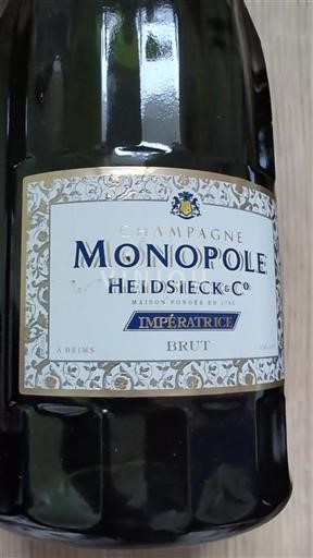 Champagne Heidsieck & Co Monopole L imperatrice Ikke årgangsbestemt