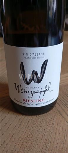Elsass Domaine Weinzaepfel Sélection de Vignes Quasi Centenaires 2022