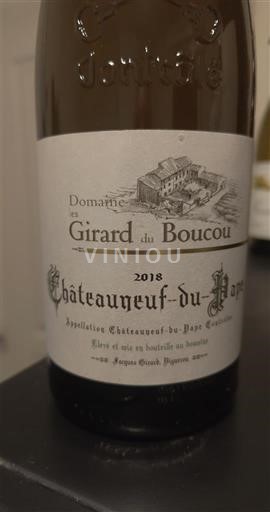 Valle del Ródano Châteauneuf-du-Pape. Domaine Les Girard du Boucou 2018