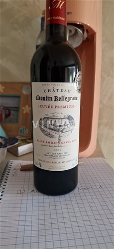 Bordeaux Saint-Émilion Grand Cru Grand Cru Château Moulin Bellegrave Premium 2022