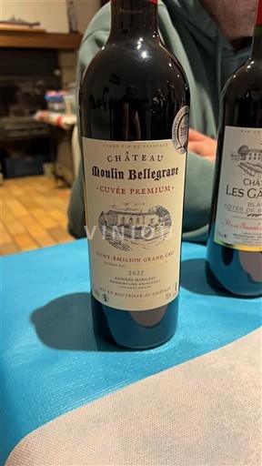 Bordo Сент-Емилион Гранд Кру Grand Cru Château Moulin Bellegrave Premium 2022