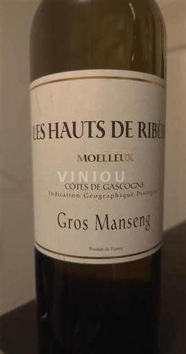 Zuidwest-Frankrijk Côtes de Gascogne Les Hauts de Ribérac Gros Manseng Niet-geïntegreerd