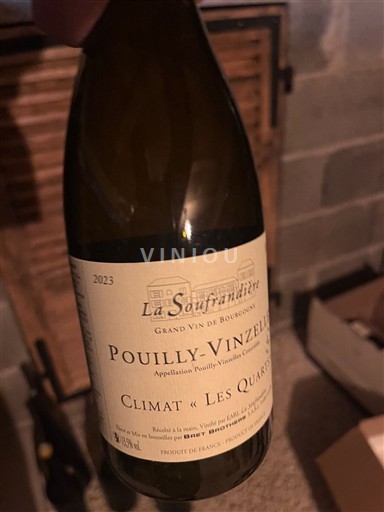 Bourgondië Pouilly-vinzelles La Soufrandière Climat Les Quarts 2023