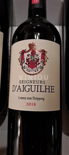 Bordeaux Castillon-côtes-de-bordeaux Seigneurs d'Aiguilhe 2018