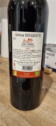 Languedoque Saint-Chinian Château Bousquette 2020