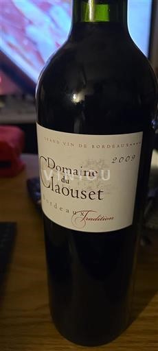 Bordeaux Domaine Claouset Tradition 2003