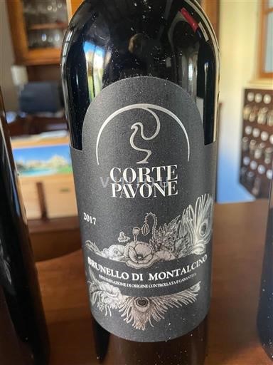 Toscana Brunello di Montalcino. Corte Pavone 2017