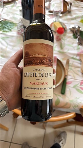 Bordeaux Margaux Cru Bourgeois Exceptionnel Château Paveil de Luze 2022