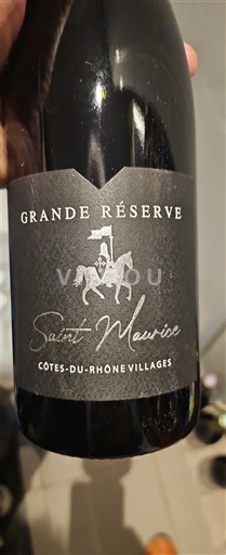 Rhône Valley Côtes du Rhône Villages Saint Maurice Grande Réserve 2019